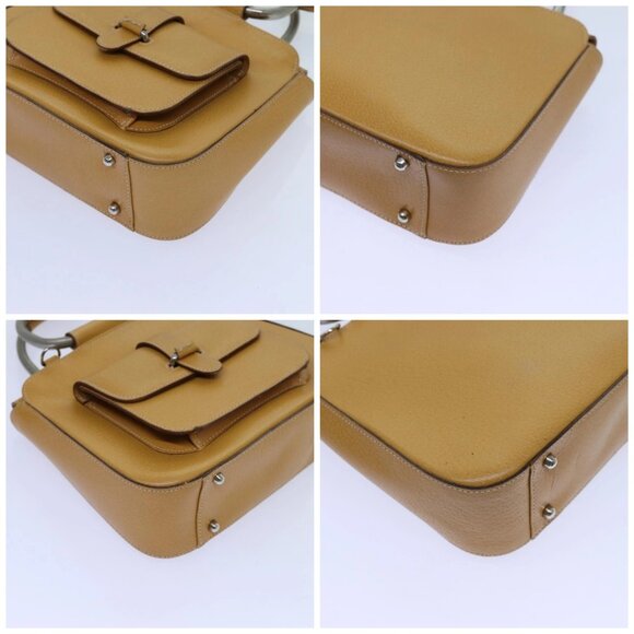 GUCCI Hand Bag Leather Brown Auth - Picture 16 of 16